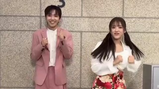 BOYNEXTDOOR Woonhak & NMIXX Jiwoo 《Party O'Clock》challenge