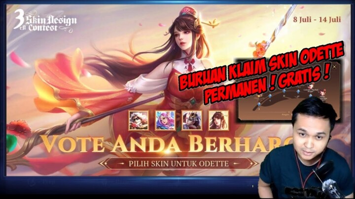 CARA MENDAPATKAN SKIN ODETTE LUNAR FESTIVAL AUSPICIOUS CHARM GRATIS PERMANEN MLBB