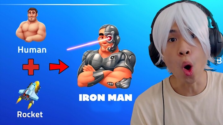 Đây là cách MCHÚA MHỀ tạo ra IRON MAN !!! (PobbRose Đấng sáng tạo) | Doodle god universe ✔