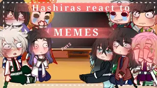 || Hashiras react to memes part 5 || ( kny , GC )