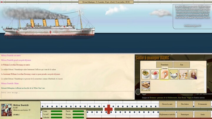 Britannic Voyage RPG 2024 ( Episode 03 ) - Le Petit-Déjeuner Sur Le HMHS Britannic