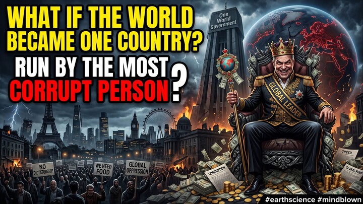 What If The World Became One Country, Run By The Most Corrupt Person Alive #earthscience #mindblown