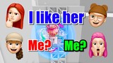 😍TEXT to speech emoji Roblox 💞 I Like Her 💐 Roblox story #169