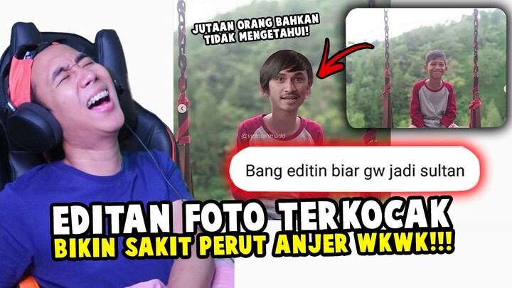 EDITAN FOTO KOCAK MALAH JADI LUCU SEMUA! NGAKAK PARAH!!!