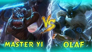 Thụt TV | Master Yi Đi Rừng Vs OLAF - Chém Team Địch Không Trượt Phát Nào