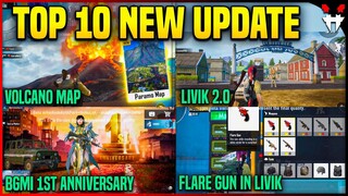 TOP 10 New UPDATE Features | BGMI 1ST ANNIVERSARY | BGMI 2.0 UPDATE | PUBG 2.0 UPDATE | PART 1