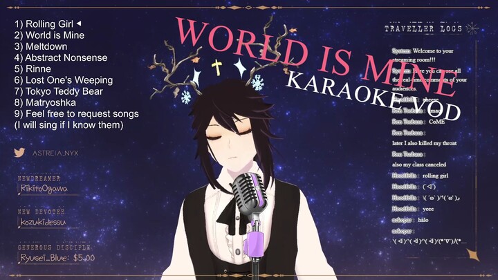 Astreia Nyx -『World is Mine』Cover (Karaoke Stream Clip)