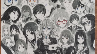 30 Hours Drawing Tokyo Animation-Style Faces