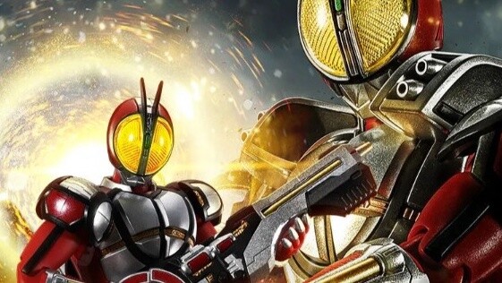 Sticker hell? PB Limited FRS Kamen Rider Faiz / 555 Final Form - Burst Form Official Picture Release