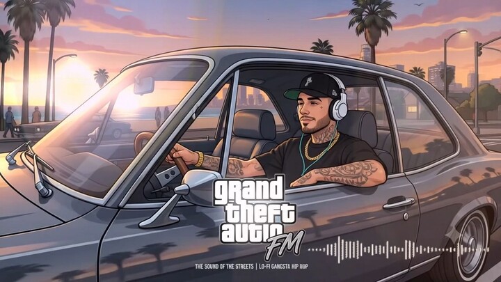 Los Santos Hood Beats 🚘 1 HOUR Instrumental Gangsta Rap & Trap | Grand Theft Audio FM