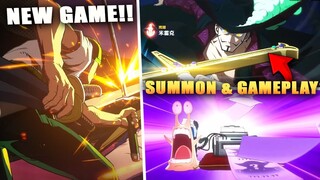 *NEW* ONE PIECE GAME FIRST LOOK GAMEPLAY & SUMMONS!!! (One Piece Ambition)