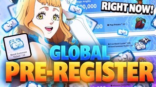 PRE-REGISTRATION REWARDS OUT *RIGHT NOW*! GO SIGN UP FOR BLACK CLOVER MOBILE