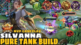 Silvanna Tank MVP Gameplay - Silvanna Best Build 2022 ~ MLBB