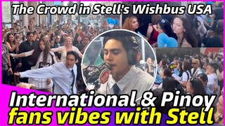 SB19 Stell ROOM Busking in Hollywood Blvd. Los Angeles for Wishbus USA!