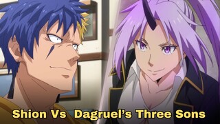 Shion Destroys Dagruel’s Three Sons (Dagura, Liura & Debura) - Tensura S3 -   Anime Recap