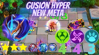 GUSION HYPER NEW META IN MAGIC CHESS WITH THE NEW BUFF VENOM & ASSASSIN SYNERGY | IN GUSION WE TRUST