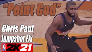 Chris Paul Jumpshot Fix NBA2K21 with Side-by-Side Comparison