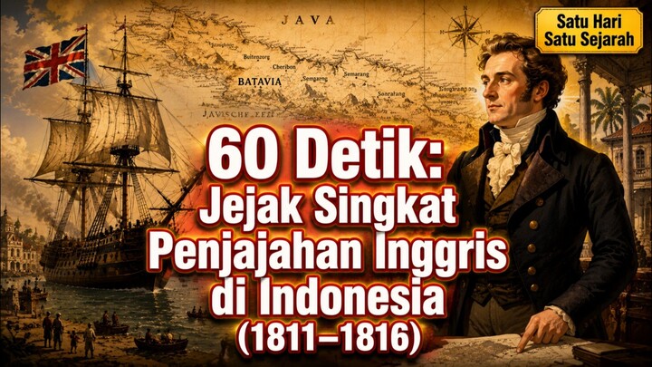 60 Detik: Jejak Singkat Penjajahan Inggris di Indonesia (1811–1816)