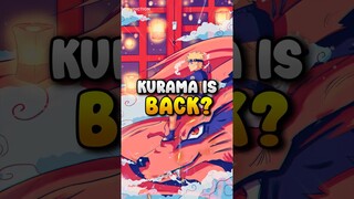 The Shocking Return Of Kurama! - Explained 🔥 #naruto #kurama #shorts