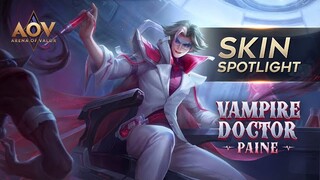 Paine Vampire Doctor Skin Spotlight - Garena AOV (Arena of Valor)