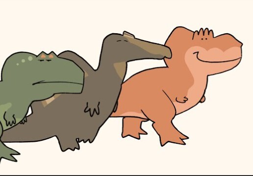 [YouTube Repost] Tyrannosaurus Rex, Spinosaurus, Giganotosaurus (Animation)