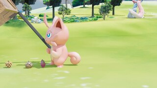 The naughty cat eats fruit. Who was so kind to put the food on the ground? [Phantom Beast Palu]