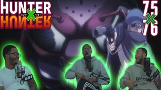 HUNTER X HUNTER EPISODE 75 & 76 REACTION | CHIMERA ANT ARC BEGINS