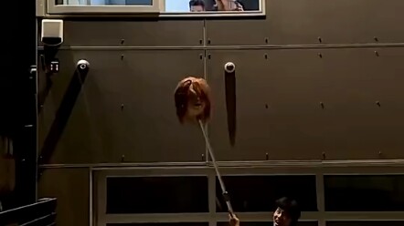 This guy’s reflexes are a bit slow.