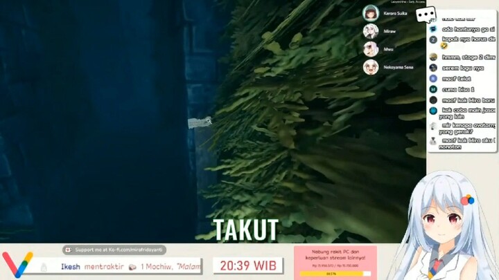 Suika nangis kena jumpscare　☉д⊙