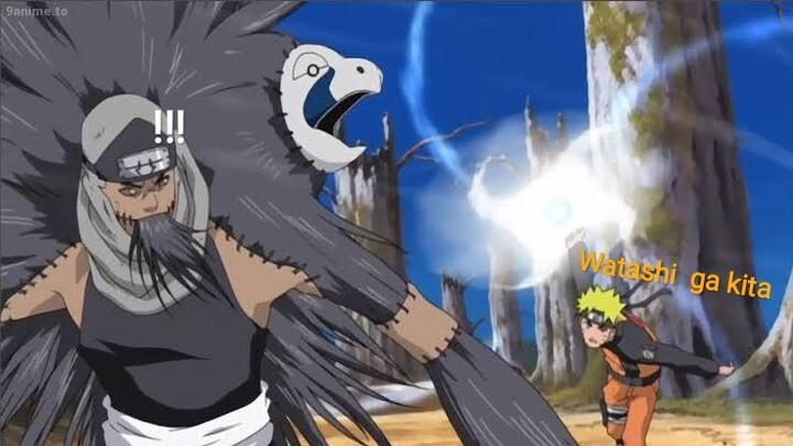 Momen Naruto pertama kali ngeluarin Rasen Shuriken