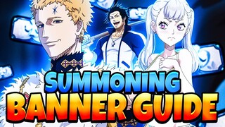 THESE ARE THE *ONLY* GLOBAL BANNERS YOU SHOULD SUMMON ON IN THE FUTURE AS A F2P! Black Clover Mobile