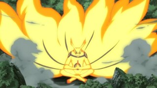 In the battle of the Valley of the End, can Sasuke's Susanoo really hold eight and a half tailed bea
