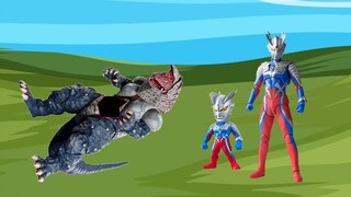 [Câu chuyện Ultraman] Zero và con trai bị quái vật ăn thịt, hãy đến cứu họ