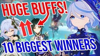 Top 10 BIGGEST BUFFS in Genshin Impact History!