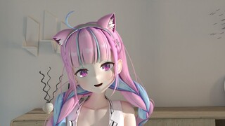 【3D/MMD/ผ้า】สุนัขจิ้งจอกสีชมพู