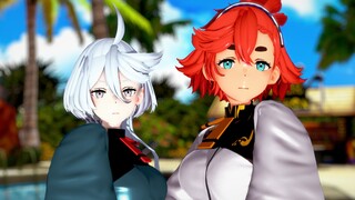 【KKVMD / MMD】Sleta x Miolina-Nụ hôn chúc ngủ ngon 【Chiến binh di động ガンダムMercury Witch】