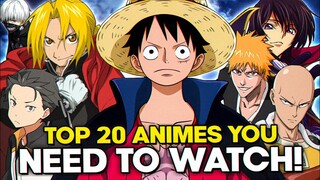 Top 20 Most Popular Anime of All Time