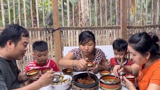 Cá Lóc Đồng Nấu Canh Chua Lá Giang Tép Bạc Non  Kho Tieu Món Yêu Thích Của Gia Đình Atml&family T276