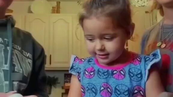 Hit a child on the head with an egg and see how he reacts. Anyone would be angry!