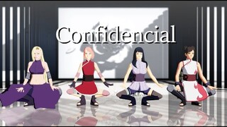 Confidencial【NARUTO MMD】HINATA*SAKURA*INO*TENTEN