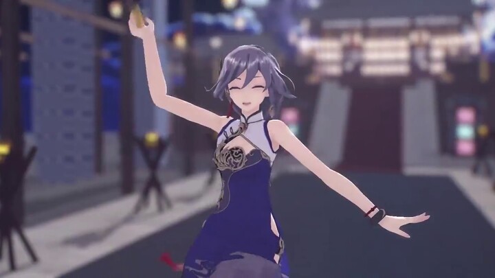 [Honkai Impact3MMD] ลมย้อมใบเมเปิ้ลเป็นสีแดง "ส่งไปยังดวงจันทร์ที่สดใส"||Chiling/Xuanyi Sushang/Qing