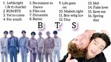 BTS Non-stop Music Playlist