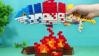 Lego Fish ย่าง Lego Fish ในชีวิตจริง - Stop Motion Cooking & Lego ASMR