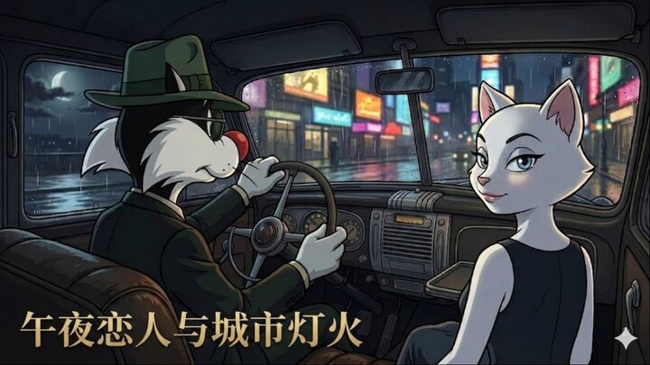 午夜恋人与城市灯火 | 舒适雨夜车载爵士乐，萨克斯风浪漫解压 BGM