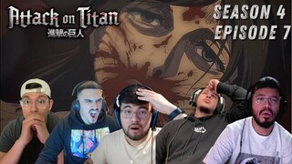 Attack on Titan Season 4 Episode 7 Reaction and Recap!