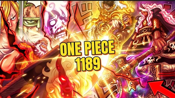 FULL ONE PIECE 1189 !! GABAN SIAP MATI MELAWAN IMU ! -  LUFFY ZORO SANJI TAK BERKUTIK VS SENJATA OME