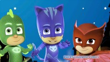 Incredibles 2 put to sleep by PJ Masks Romeo who Takes their Super Powers