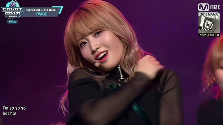 【4K LIVE】TWICE – So Hot (161110 Mnet M! Countdown)