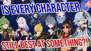 What ALL 68 CHARACTERS are BEST AT! Genshin Impact 3.5
