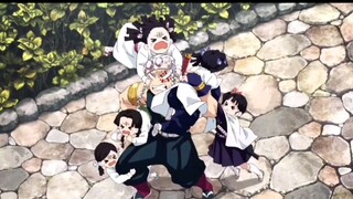 Before and after the sound column